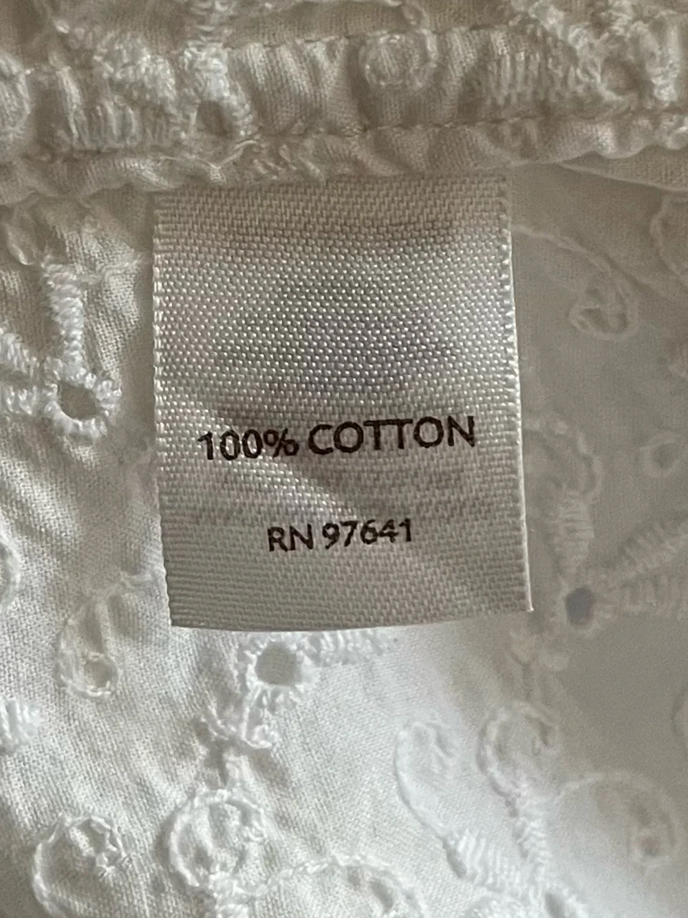 J.Jill White Eyelet Cotton Pintuck Popover Top 3/4 Sleeve Cottagecore Modest 2X